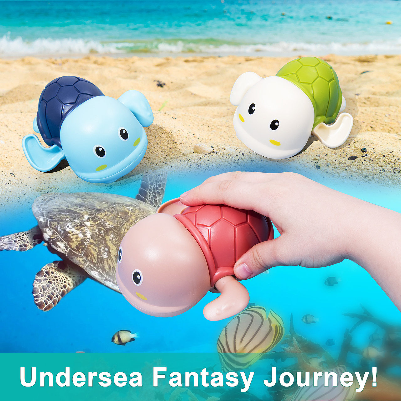 金洲视觉设计 亚马逊主图 游泳玩具