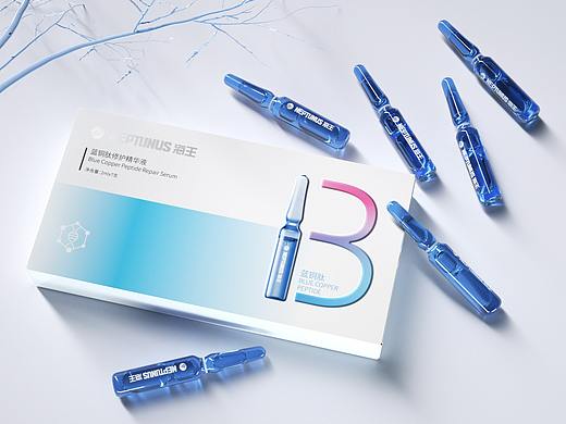 护肤品安瓶精华液包装设计