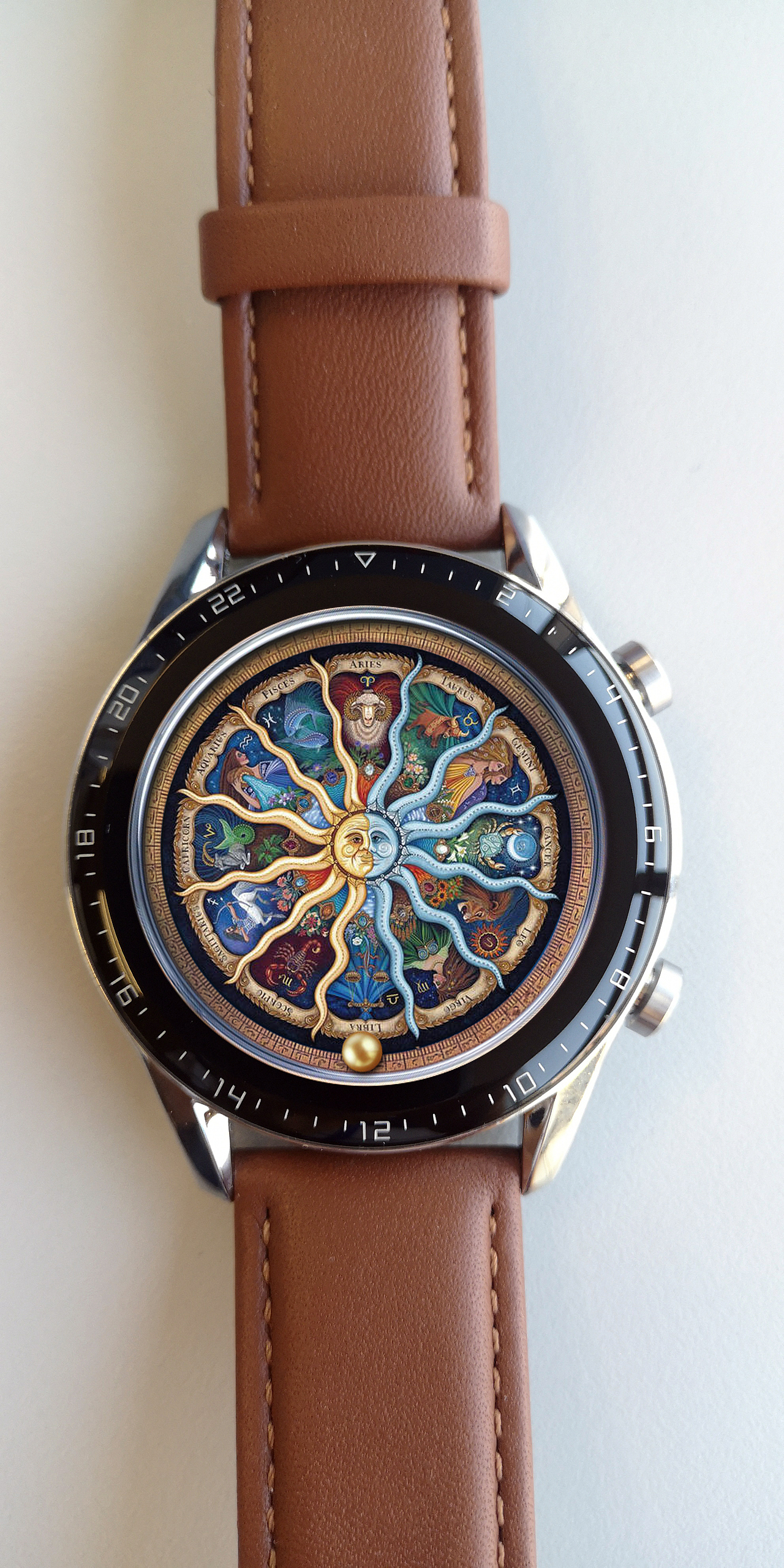 十二星宫表盘在华为watchgt2上的应用