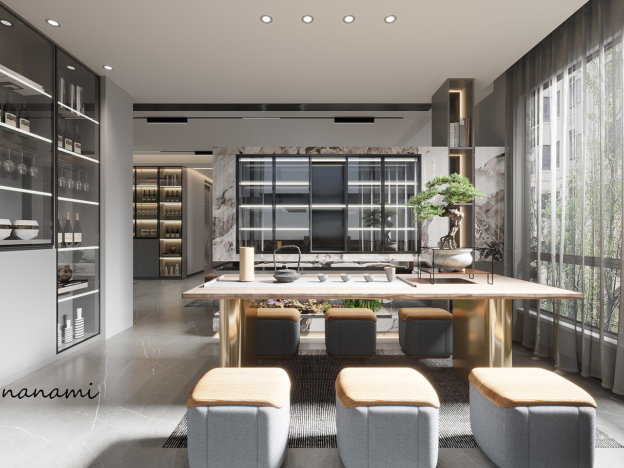 星夜设计||家装||现代轻奢黑白灰