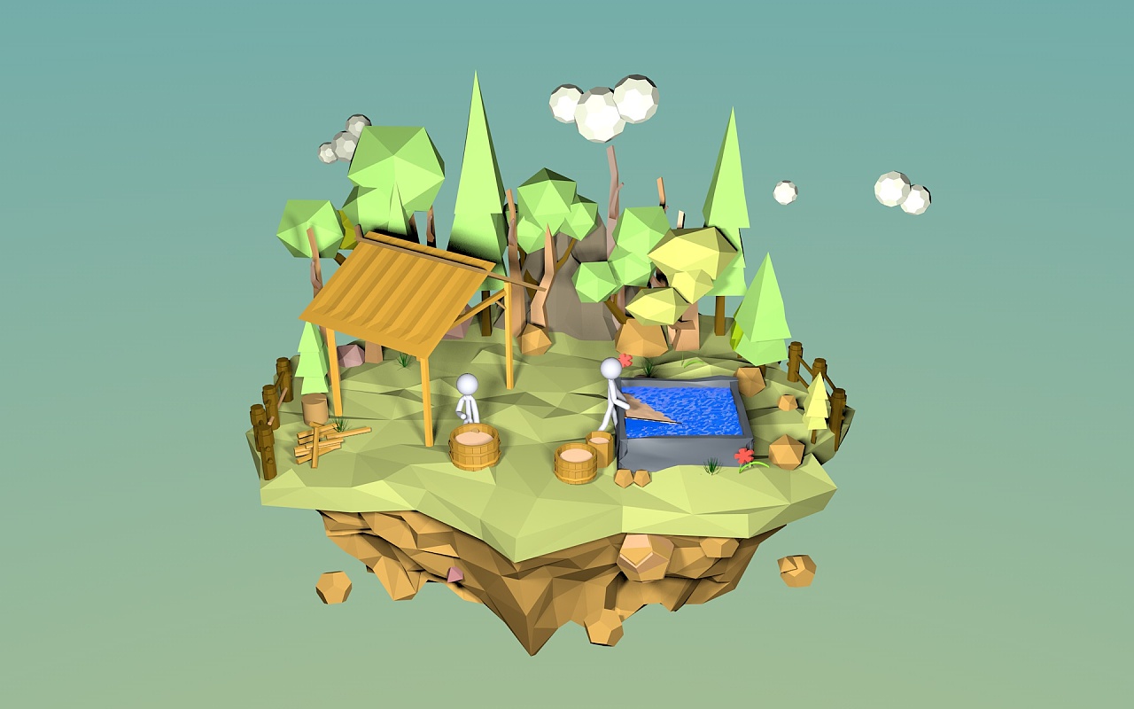 《造纸工坊》-三维动画设计