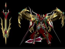 杰斯兽X抗体手办雕像