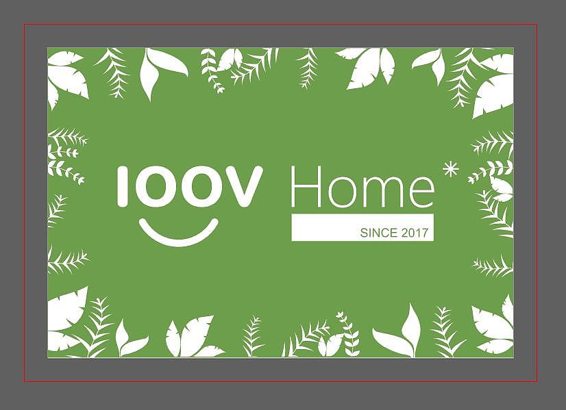 Loovhome定制浴室帘和脚垫