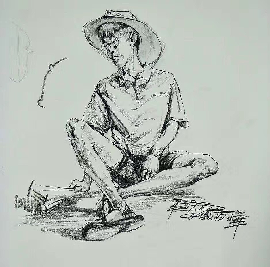 贵州首届美术教师研修班翟乃文速写