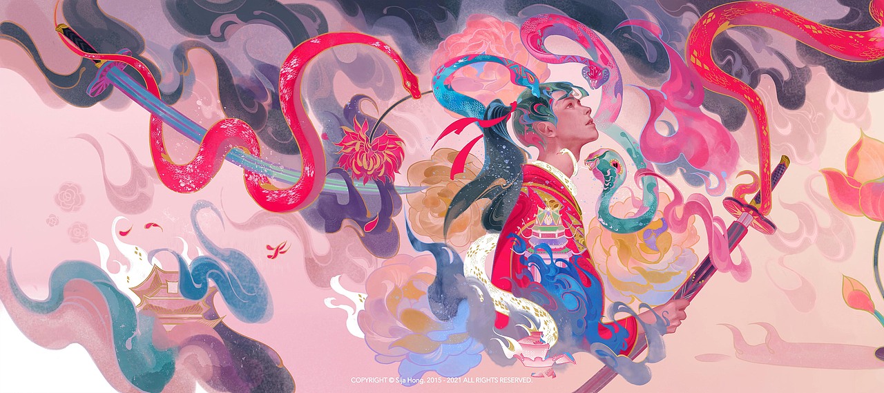 2021年终总结（图ZMjg2MzkxNjg4） - 商业插画 - 站酷设计师SijaHong六厘原创素材 - 站酷ZCOOL