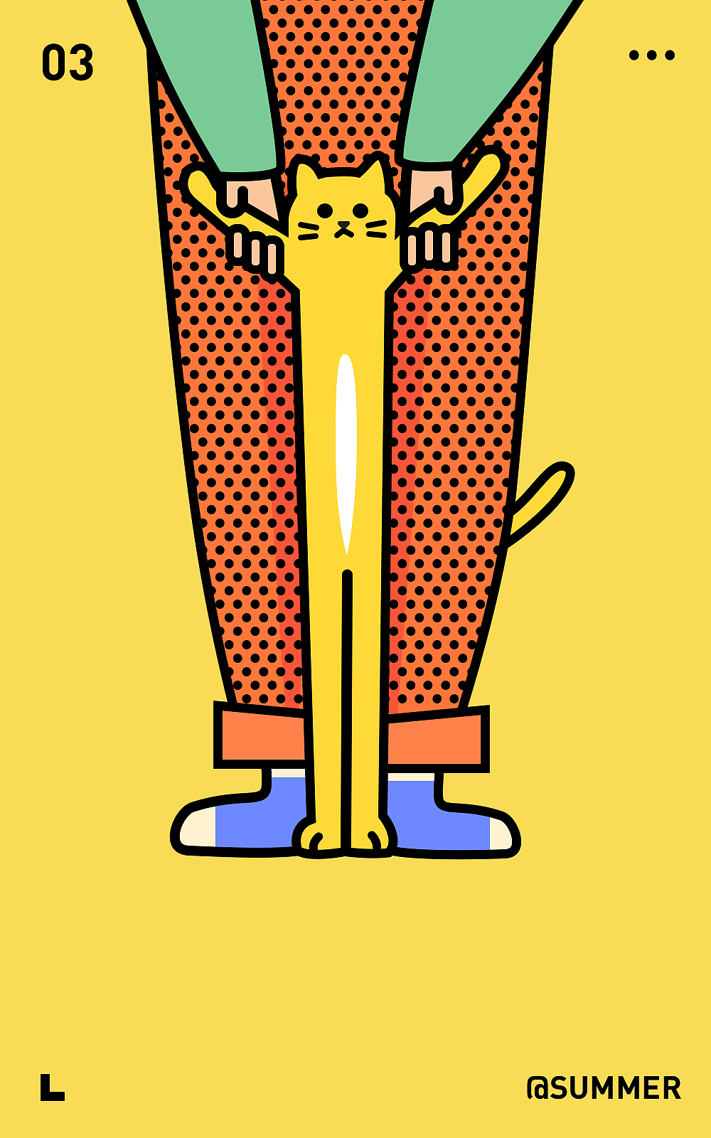 插画习作：假装自己有一只猫（图ZMTU3MTU2MzE2） - 创作习作 - 站酷设计师墨沁原创素材 - 站酷ZCOOL