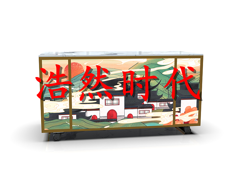 餐台移动大理石取餐台 设备