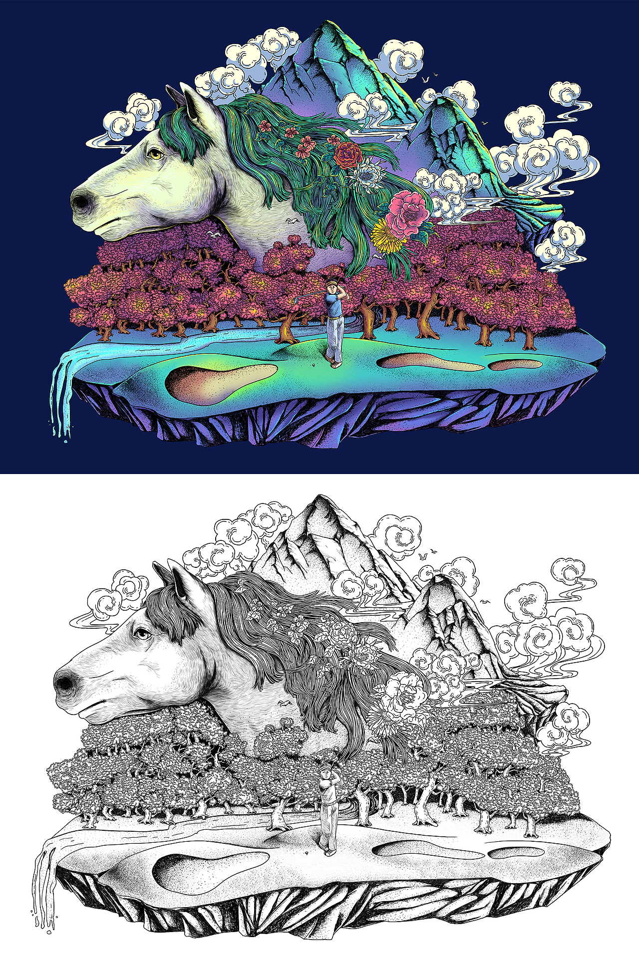 地产插画（图ZMTM5MzkxNzky） - 商业插画 - 站酷设计师虎皮青蛙CC原创素材 - 站酷ZCOOL