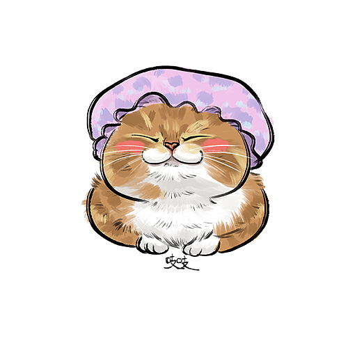 17年下半年画的一些猫子狗子的画像