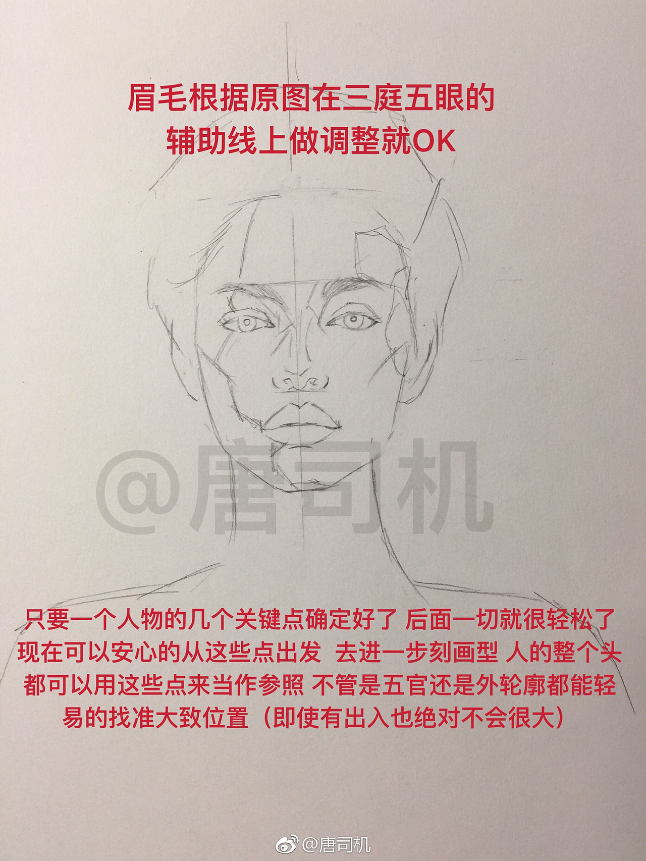 人物正脸打型教程