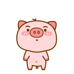 屁屁猪PIPI微信动态表情包第一弹