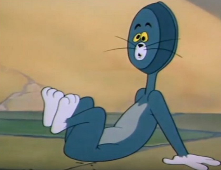 《猫和老鼠》汤姆猫囧态模玩