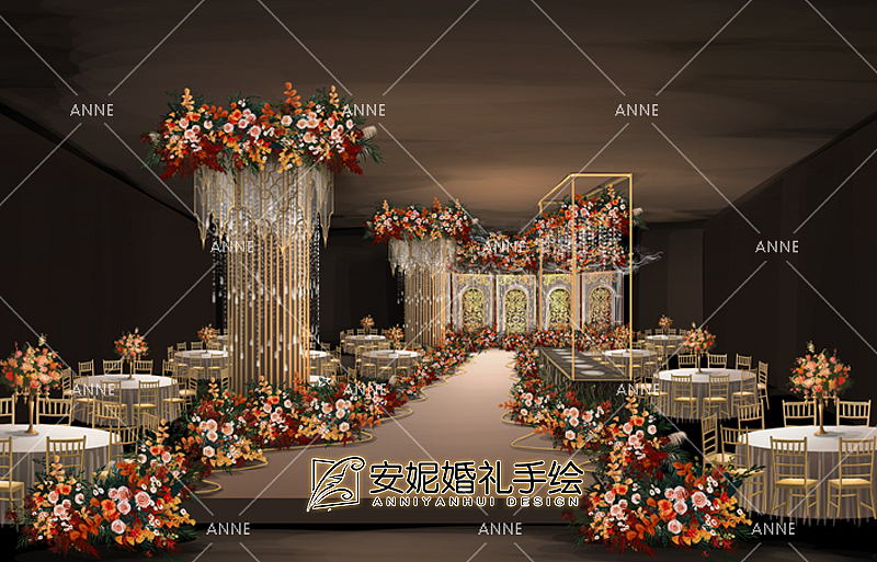 晶莹 | 安妮婚礼手绘