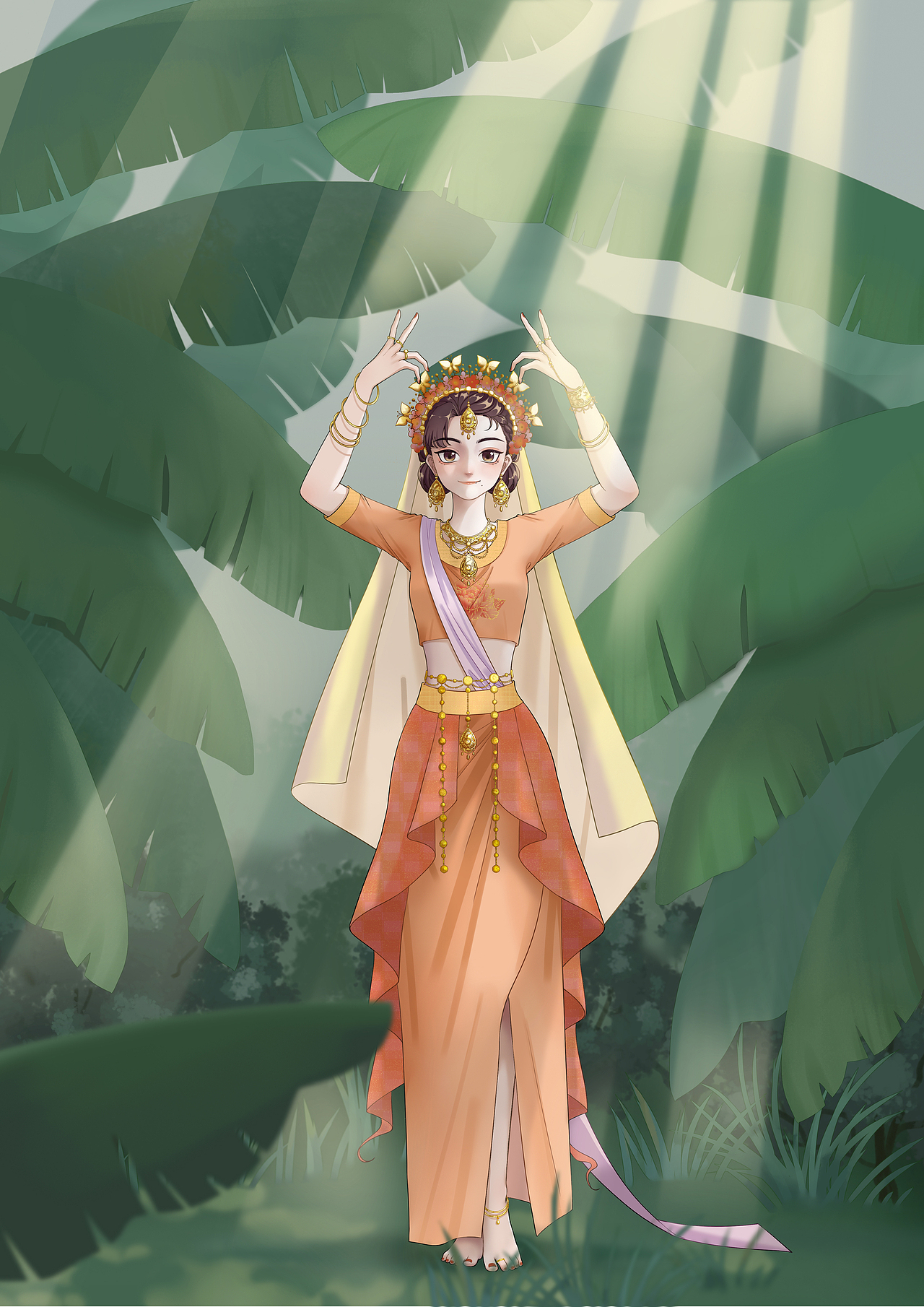 植物语(相思篇、画卷篇)（图ZMjg4MzYxNTQw） - 商业插画 - 站酷设计师五杠原创素材 - 站酷ZCOOL