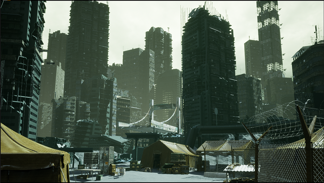 【末日墟土】废墟场景设计制作动画