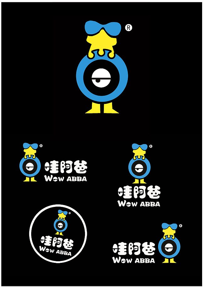 “哇阿爸”饼干盒子包装设计（图ZNTExODc3MDQ=） - 包装 - 站酷设计师Xenia直感设计原创素材 - 站酷ZCOOL