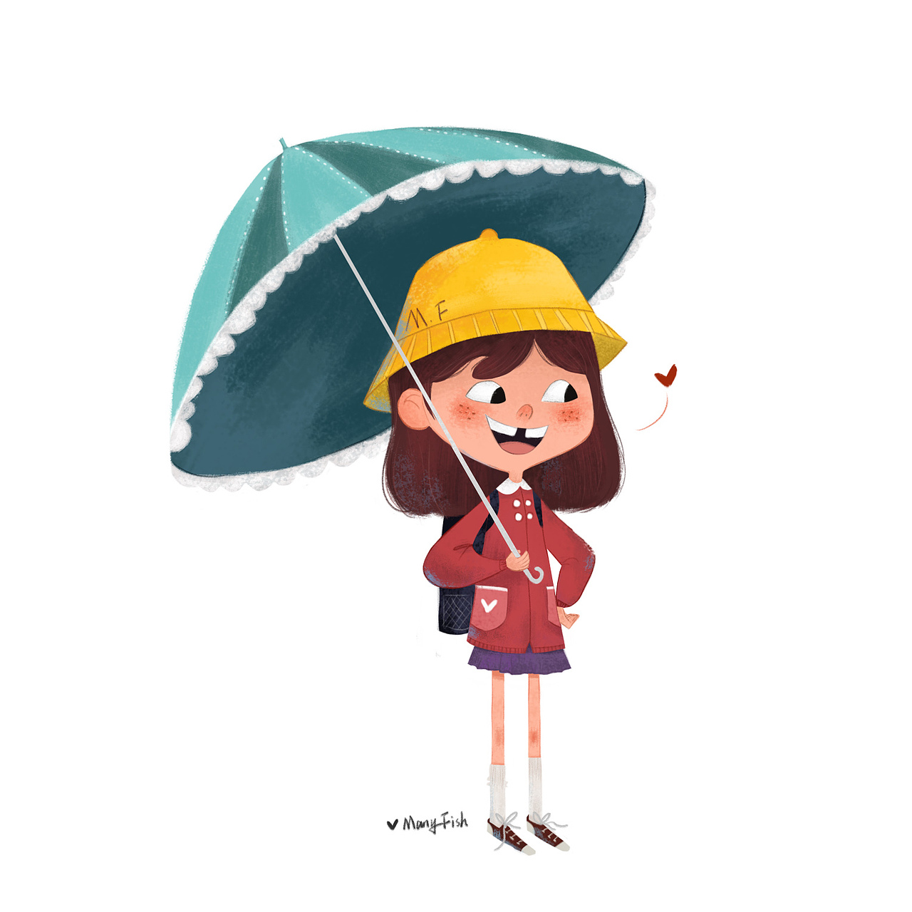 可爱的小女孩（图ZMjE2MjU0ODA0） - 儿童插画 - 站酷设计师狂咬好多好多鱼原创素材 - 站酷ZCOOL
