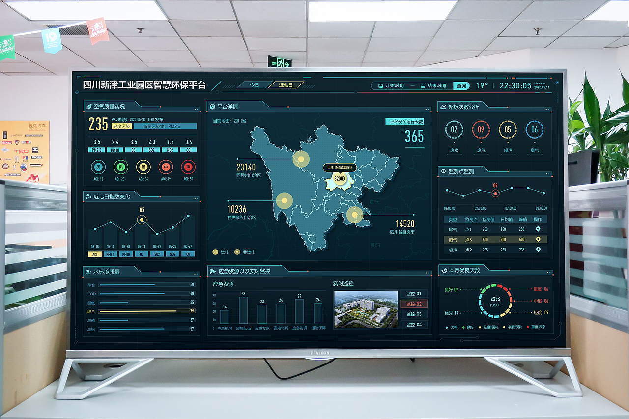 四川新津工业园区智慧环保平台