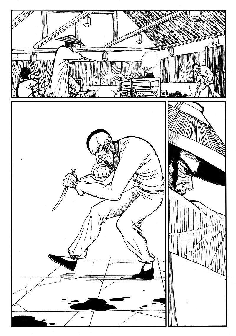 《客栈》第二章 刀客（图ZMjA0MzMwODg=） - 短篇/格漫 - 站酷设计师Edwarde_Liu原创素材 - 站酷ZCOOL
