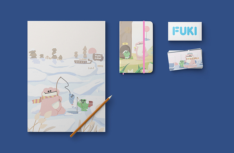 FukiLand季节插画（图ZMjU4NzA2ODc2） - 商业插画 - 站酷设计师阿T小同学原创素材 - 站酷ZCOOL