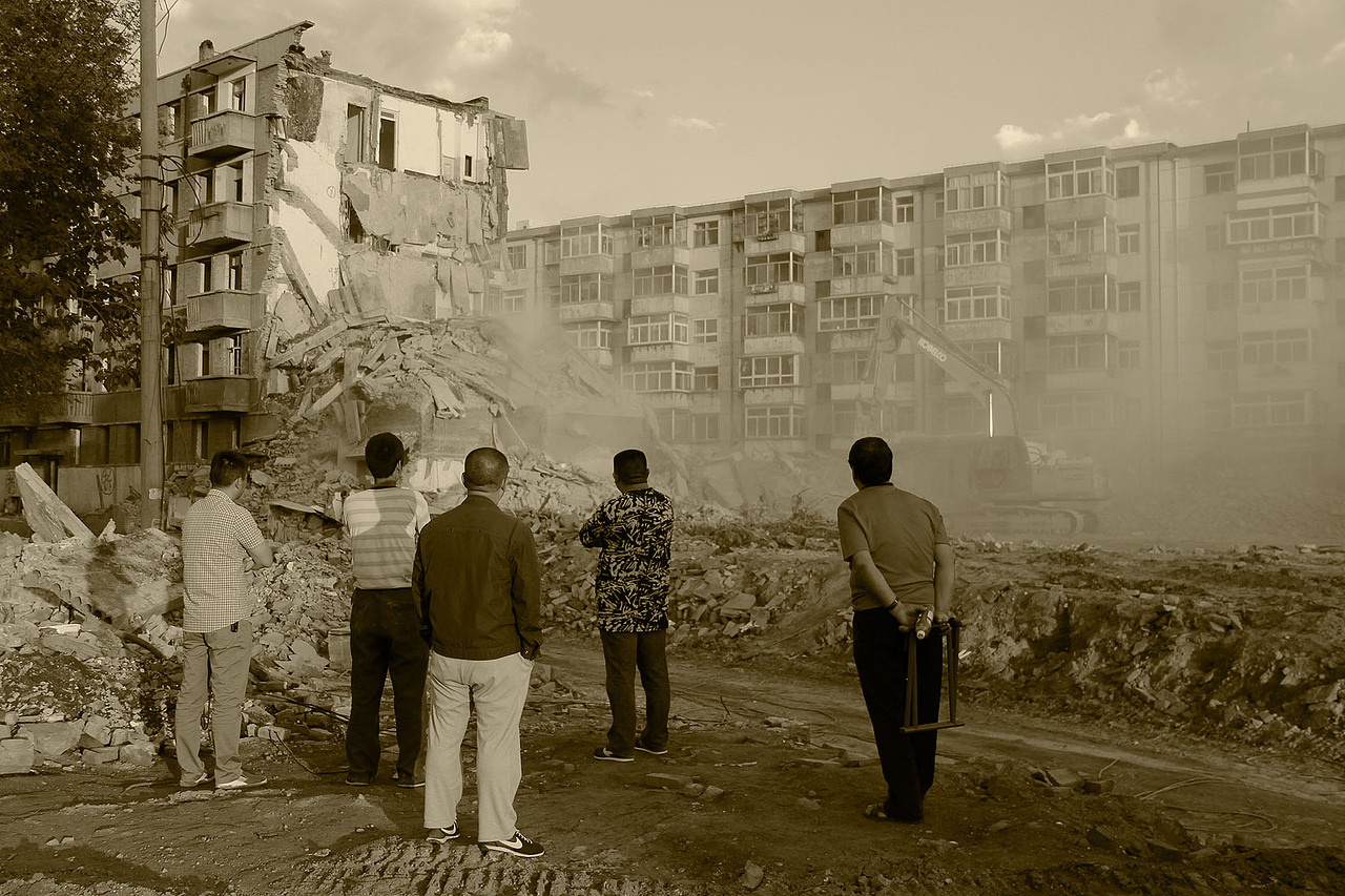 拆迁岁月（二）（图ZMjAwOTE2ODg=） - 人文/纪实摄影 - 站酷设计师DDR登瑞原创素材 - 站酷ZCOOL