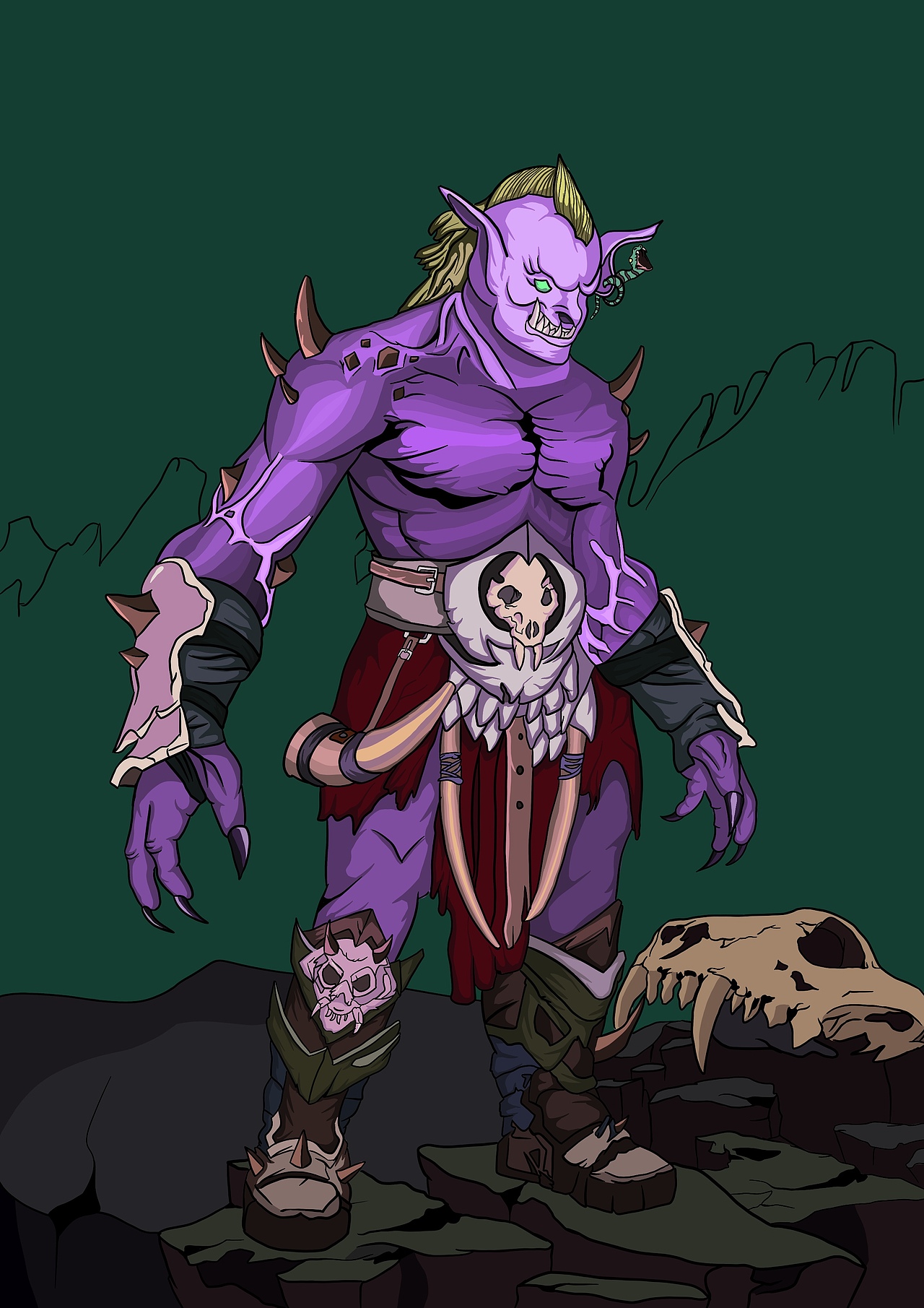 山海经十二祖巫-奢比尸90