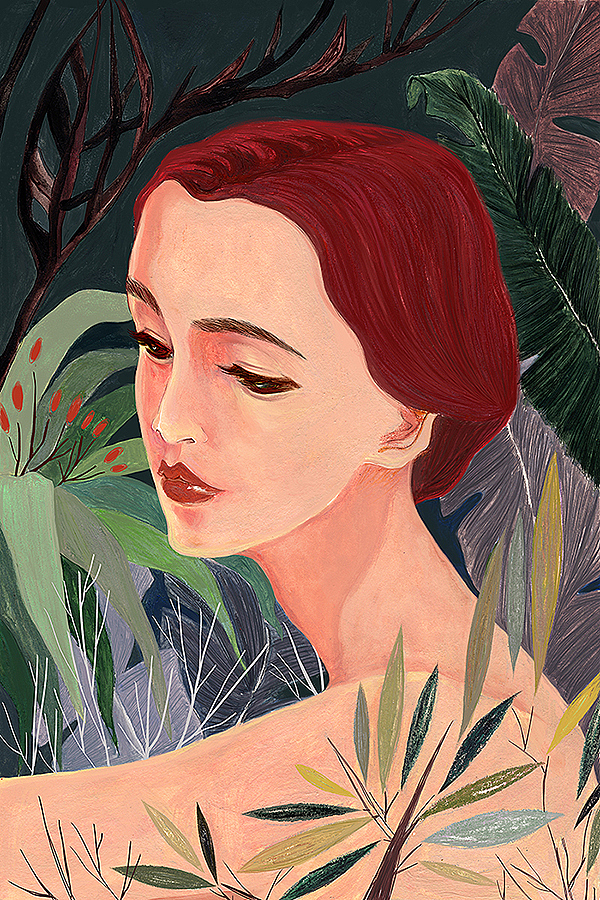 花漾girl系列包装｜装饰画效果