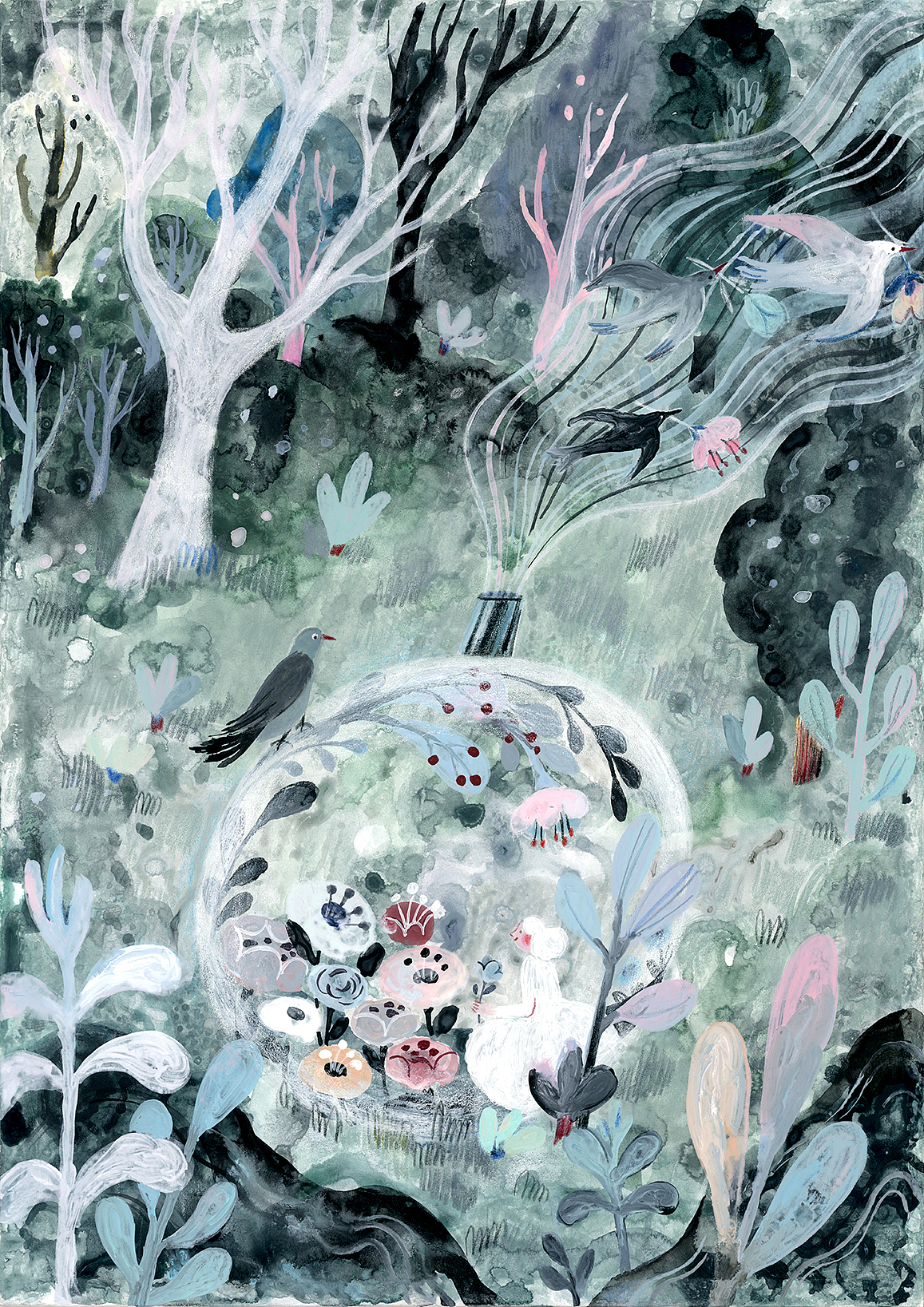 丙烯插画系列（图ZMjQ5MjgxOTYw） - 儿童插画 - 站酷设计师江一蓠原创素材 - 站酷ZCOOL
