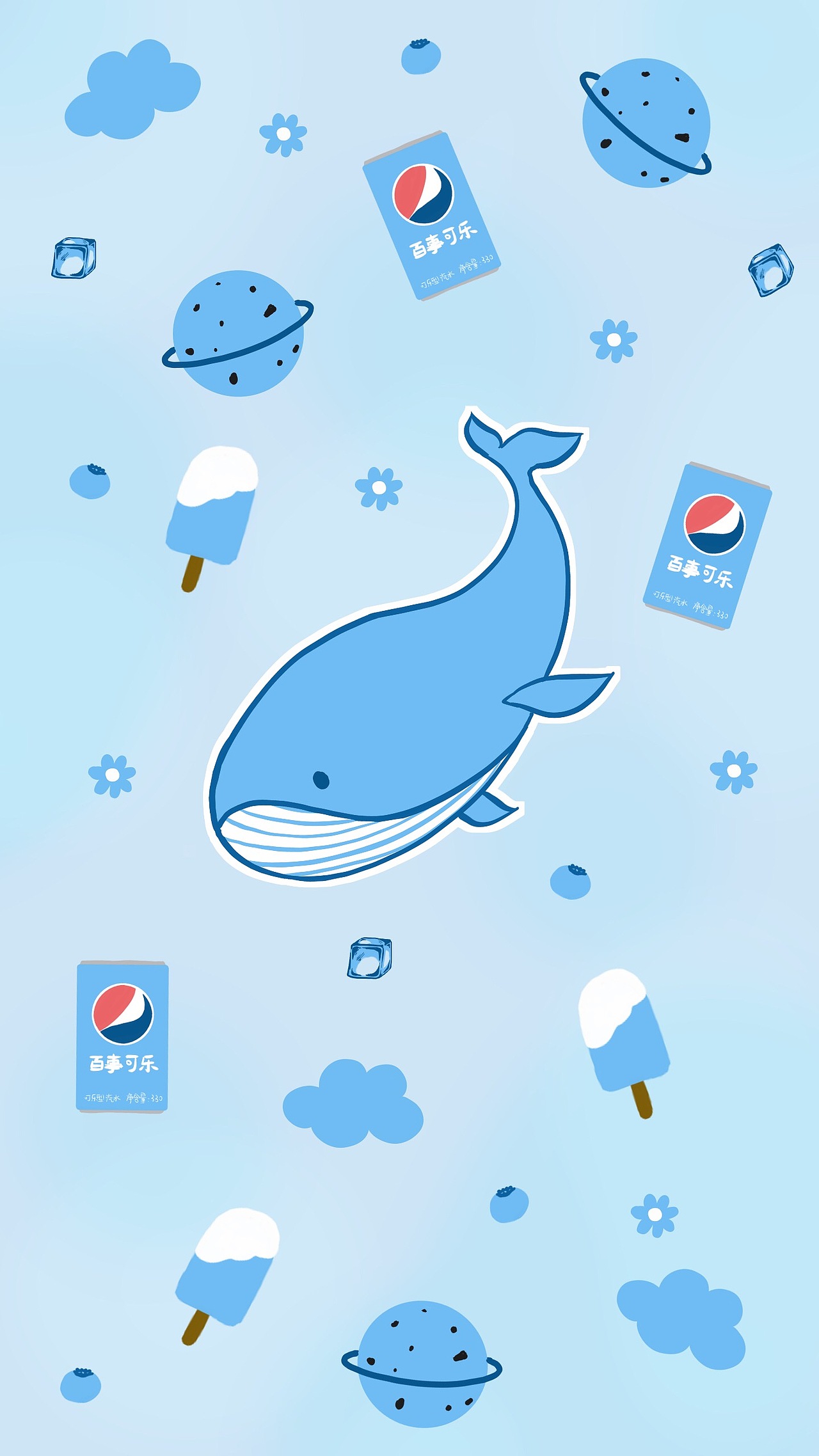 小清新风格手机壁纸（图ZMTM3MzA5MjA4） - 新锐潮流插画 - 站酷设计师chenyoyo原创素材 - 站酷ZCOOL