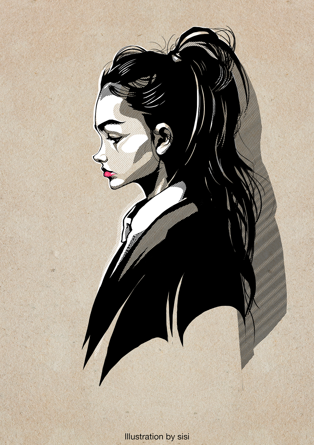 She looks like a Joker（图ZMzU2MDE0ODA=） - 创作习作 - 站酷设计师xsm1989819原创素材 - 站酷ZCOOL