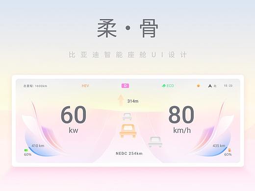 柔骨 | 比亚迪智能座舱UI设计