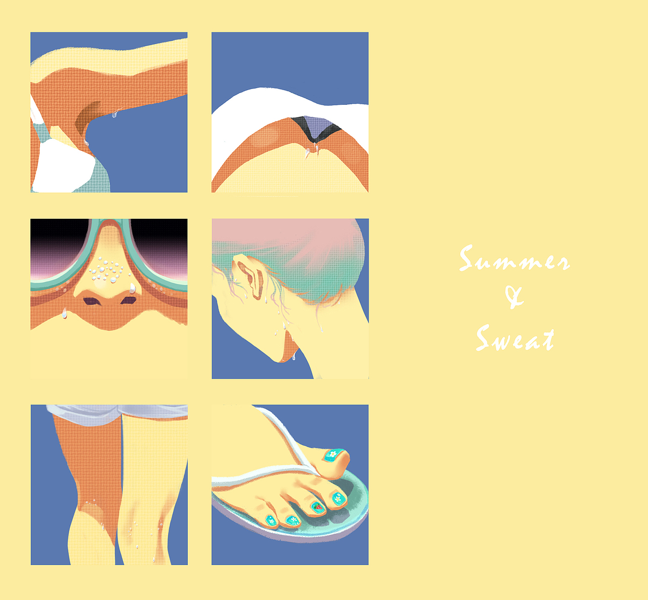 夏天（图ZODk4MjIxMDA=） - 创作习作 - 站酷设计师bengtchi王掰掰原创素材 - 站酷ZCOOL