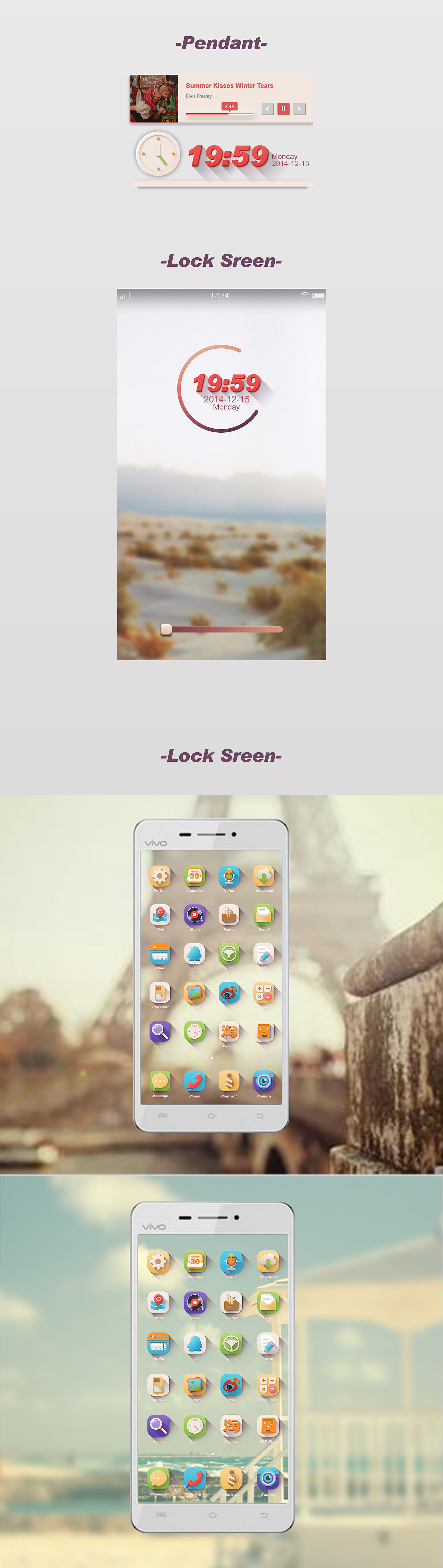 Light Vintage（图ZMjI3MjEyOTI=） - 主题/皮肤 - 站酷设计师Sally_X原创素材 - 站酷ZCOOL