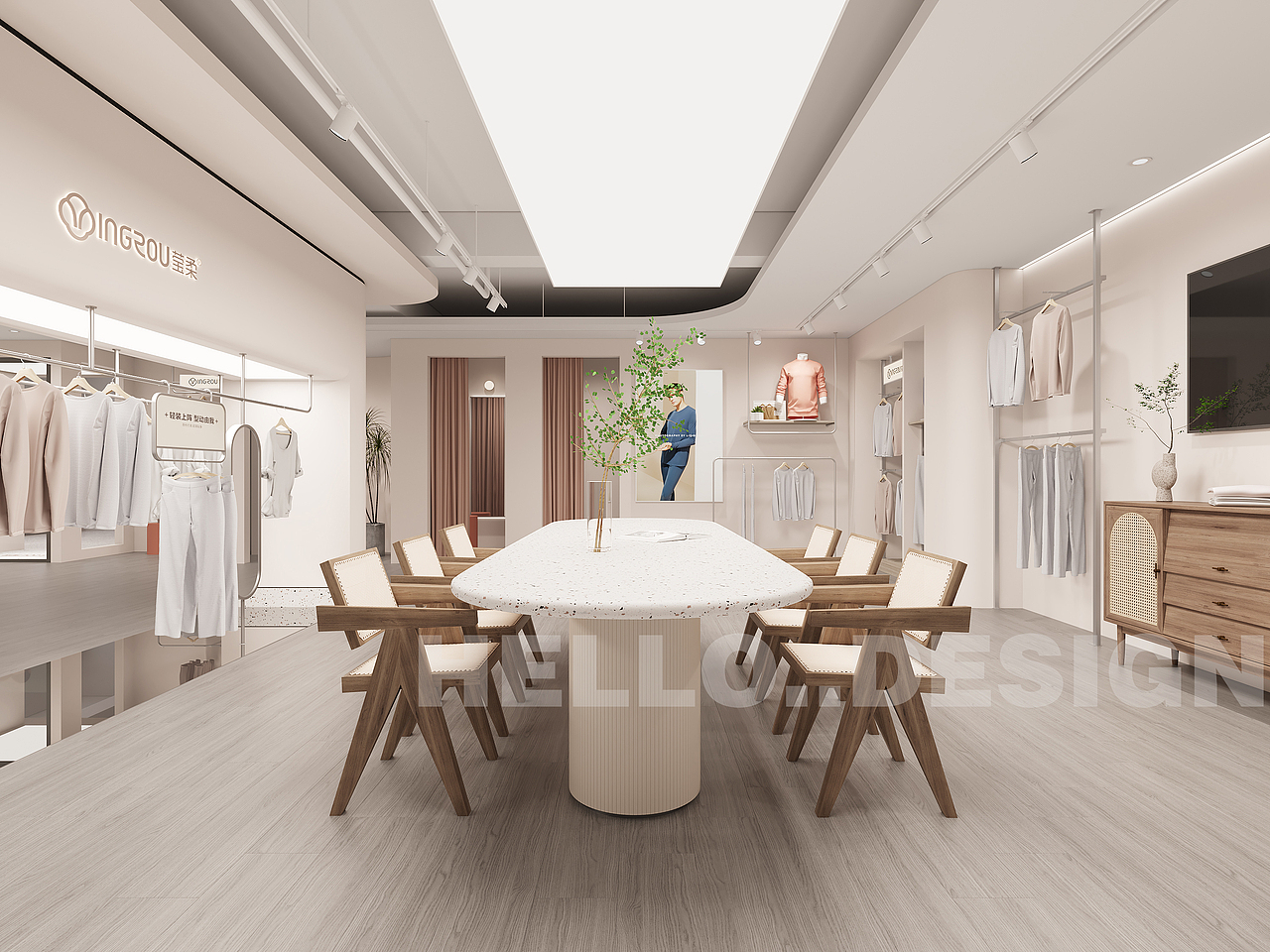 莹柔内衣展厅（图ZMjg2OTg4NzI0） - 商业空间设计 - 站酷设计师Hello小姐姐原创素材 - 站酷ZCOOL