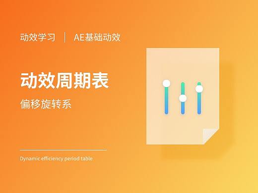 【动效周期表】偏移旋转系