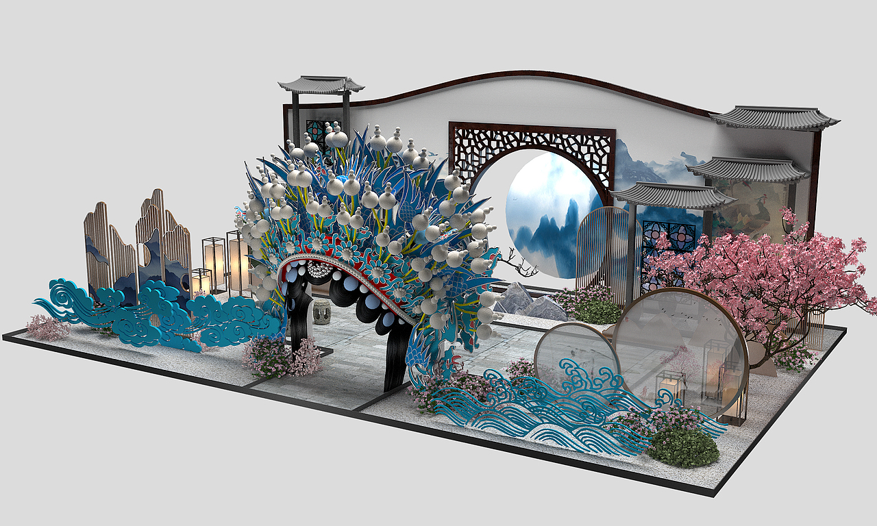 商场中式风格dp点（图ZMTU5ODMyNTEy） - 建筑/空间 - 站酷设计师SHUMMJ原创素材 - 站酷ZCOOL