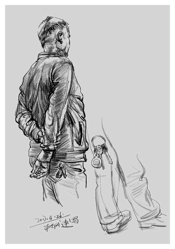 我用速写记录生活中的人和事重庆|插画师闲人无忧168405年前