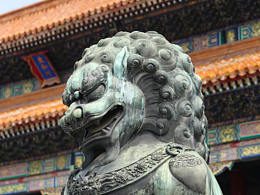 故宫 铜狮子