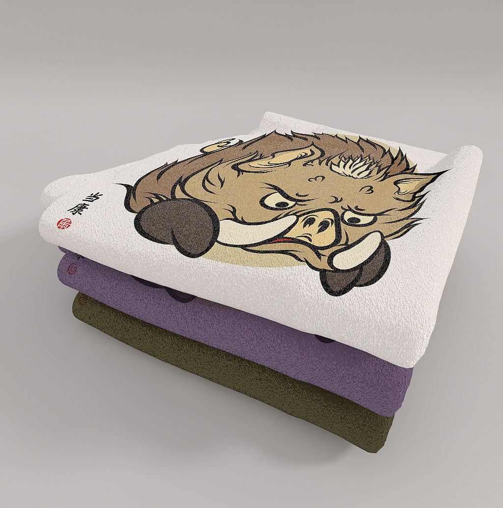 五瑞兽 | 国风原创IP设计