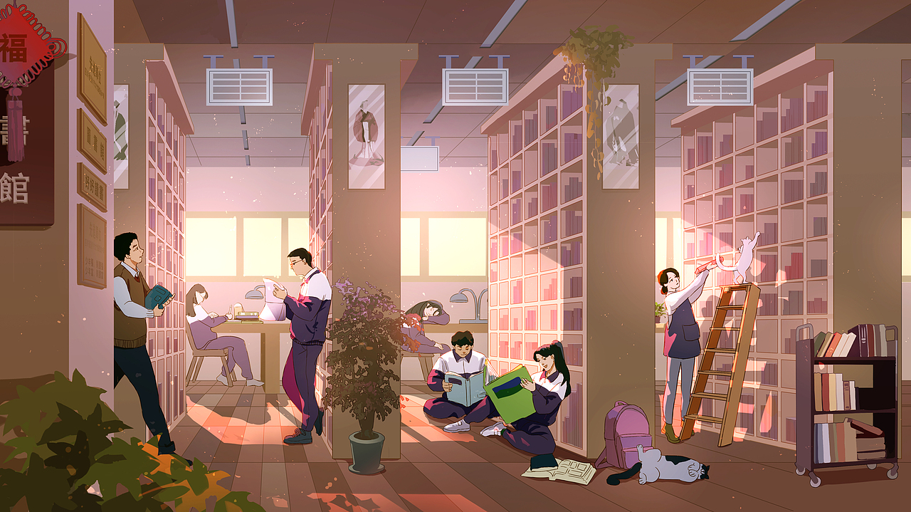 小透明的學(xué)生時(shí)代（圖ZMzQ1NzIzMjQ0） - 創(chuàng)作習(xí)作 - 站酷設(shè)計(jì)師莫小墨momo原創(chuàng)素材 - 站酷ZCOOL