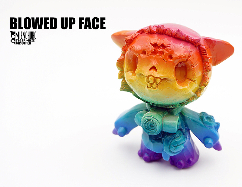 [瓦斯蛇制造]MIENCHUHO BLOWED UP FACE面具虎系列第三款作品-爆炸脸（图ZNjQyOTUzMDA=） - 手办/模玩 - 站酷设计师瓦斯蛇原创素材 - 站酷ZCOOL