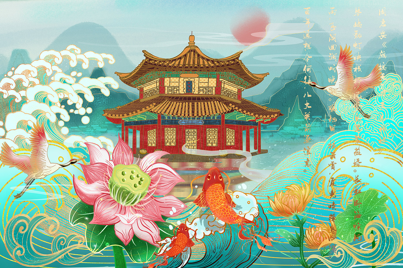 青岛印象系列插画1（图ZMjcwMDQyOTAw） - 商业插画 - 站酷设计师皮卡忠原创素材 - 站酷ZCOOL