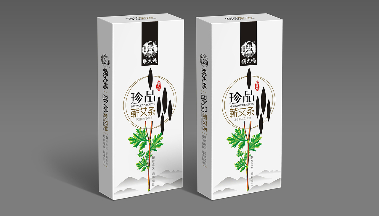 明大妈艾制品系列品牌设计（图ZNTczODgwMTI=） - 包装 - 站酷设计师DoozyPBG原创素材 - 站酷ZCOOL