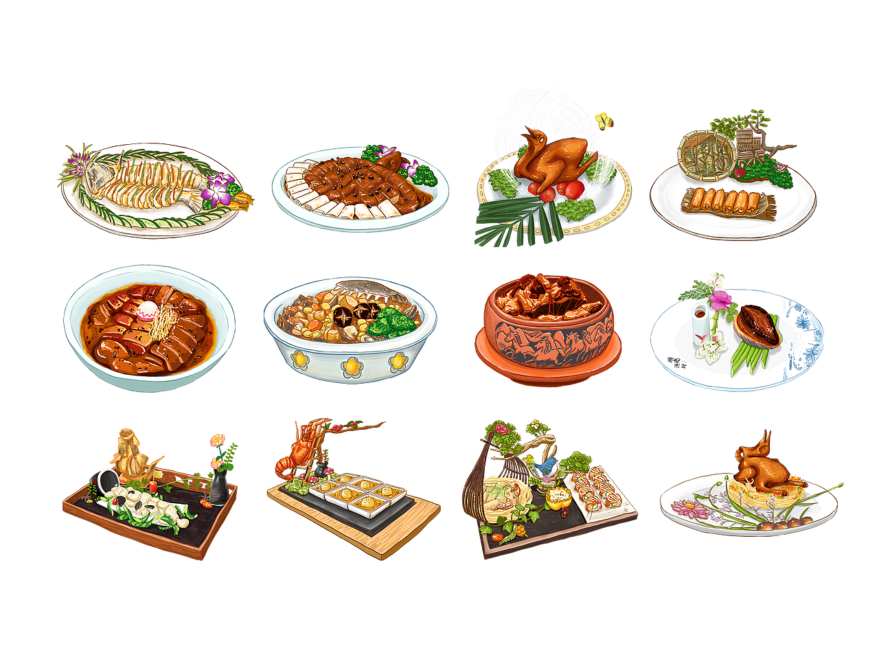 2020年及前工作长图、插画元素、IP、主画面汇总（图ZMjYyNzQ0Nzgw） - 其他 - 站酷设计师dongrichen原创素材 - 站酷ZCOOL