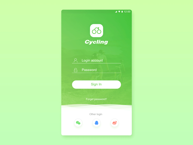 Cycling app设计（图ZNjQ5NjU5NzY=） - APP界面 - 站酷设计师嬉皮士_原创素材 - 站酷ZCOOL