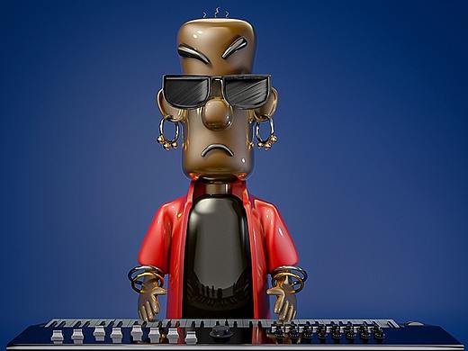 C4D-卡通建模-嘻哈大叔（個人主頁-ZMzUxMzQyMDQ=） - 其他三維 - 站酷設(shè)計師陳C味原創(chuàng)素材 - 站酷ZCOOL