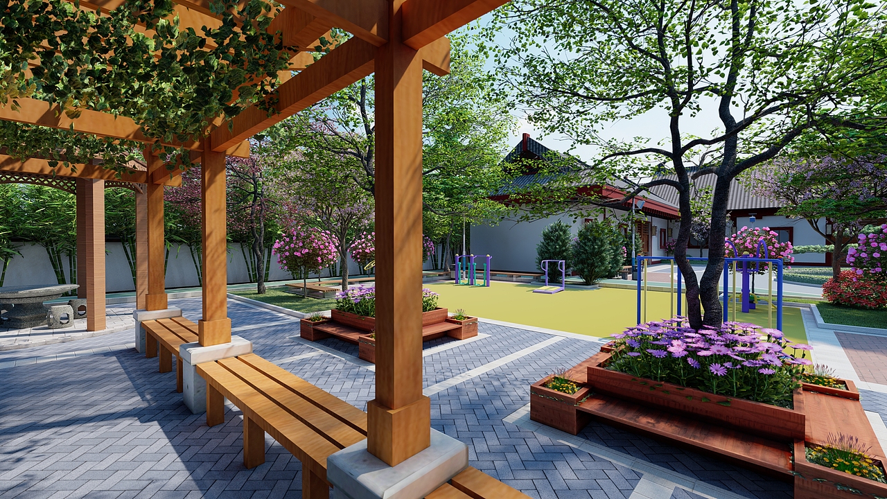 政府大院（图ZMjEyMDg1MDU2） - 景观设计 - 站酷设计师蒋荣荣原创素材 - 站酷ZCOOL