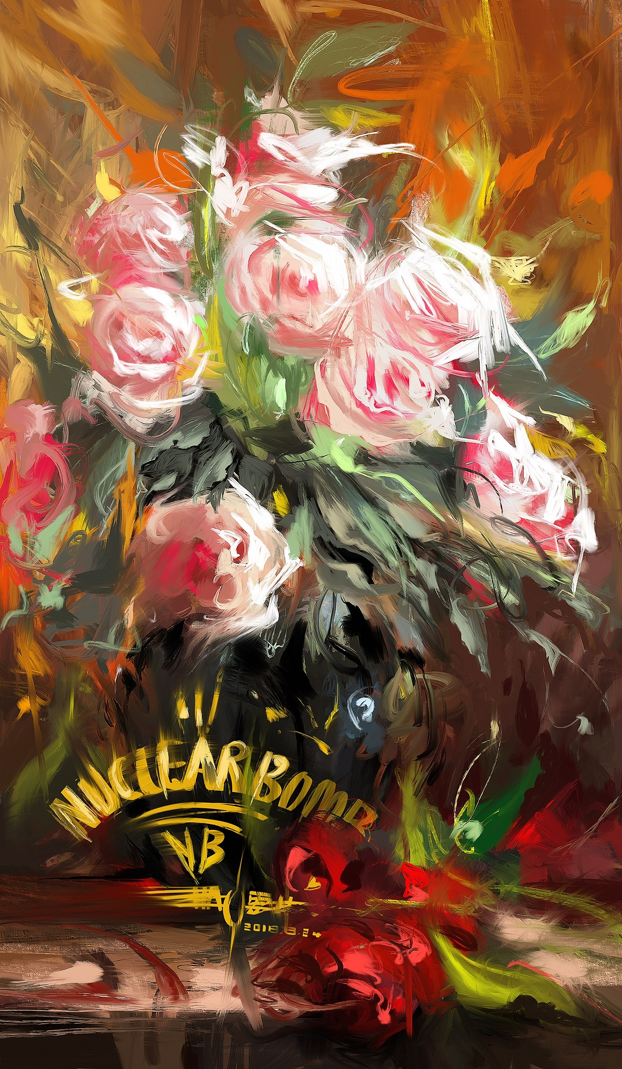 赵震北手绘的の101个女孩