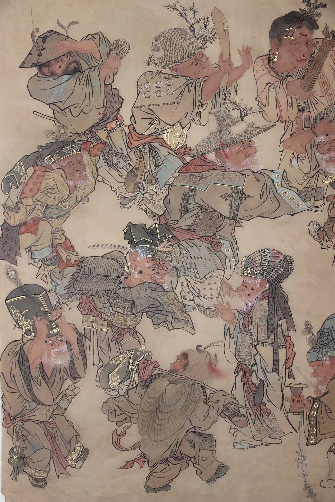 临摹作品纯艺术绘画大傩图祛除厉疫长歌慟长安插画3猫