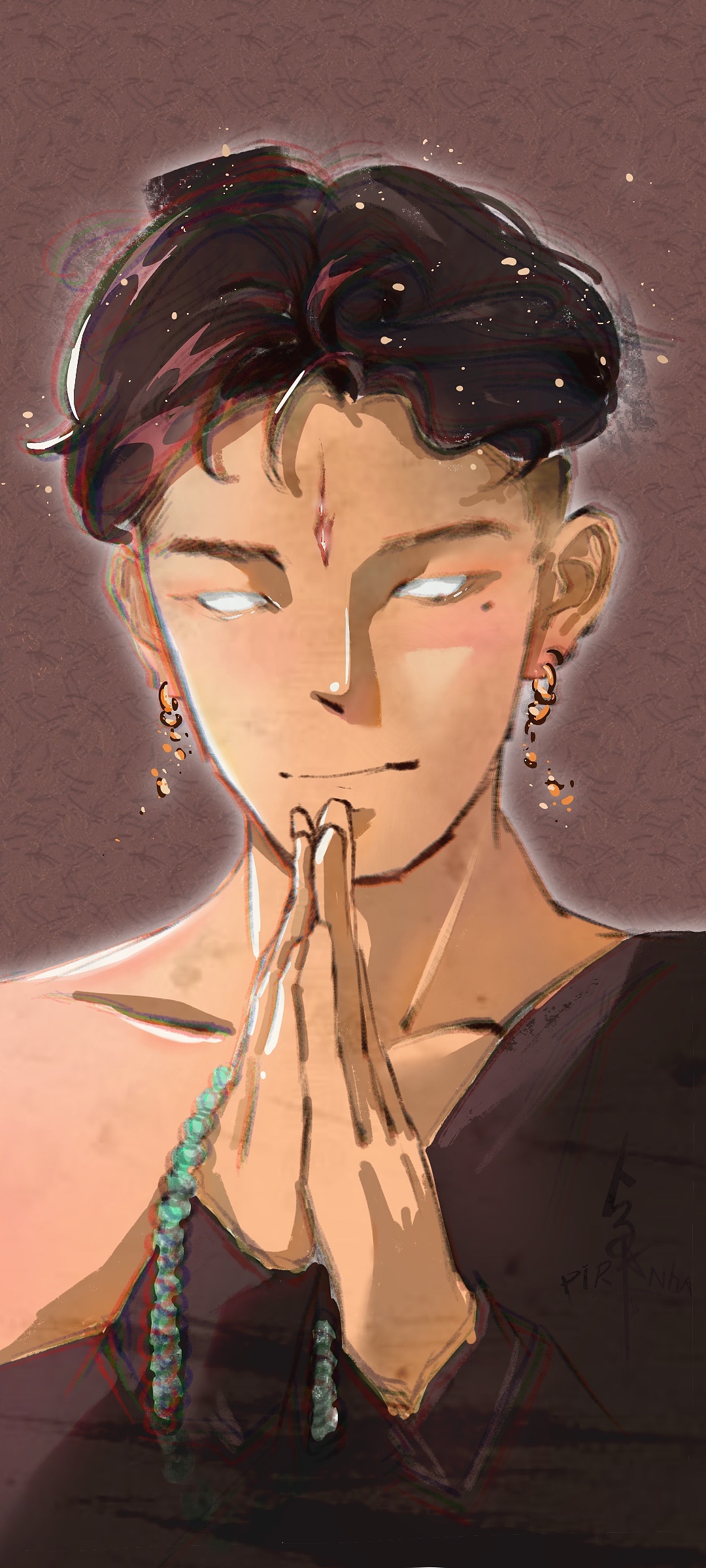 画面效果练习|男版观音